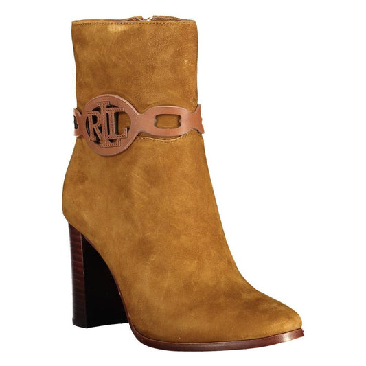 Ralph Lauren Brown Leather Boot Ralph Lauren