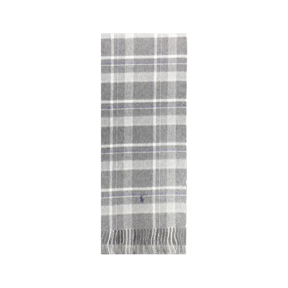 Ralph Lauren Gray Wool Scarf Ralph Lauren