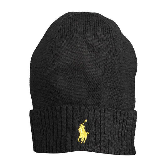 Ralph Lauren Black Wool Hats & Cap Ralph Lauren