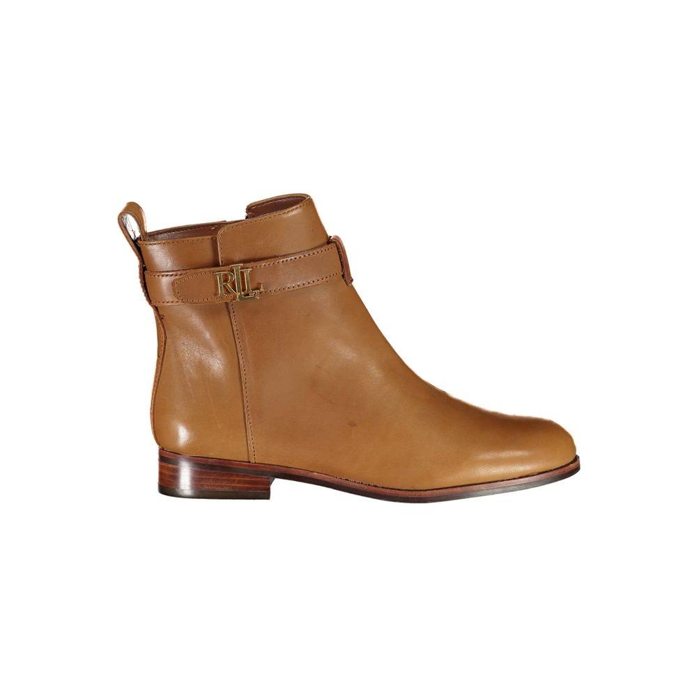 Ralph Lauren Brown Polyester Boot Ralph Lauren