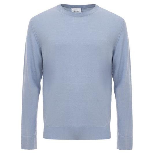 Brioni Light Blue Wool Sweater Brioni