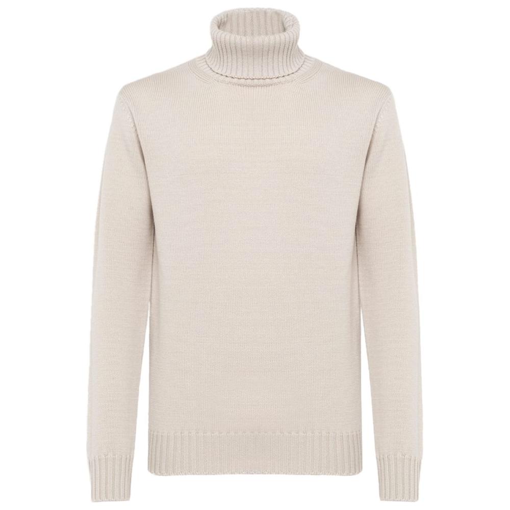 Alpha Studio White Cashmere Sweater Alpha Studio