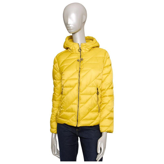 Baldinini Trend Yellow Polyester Women Jacket Baldinini Trend