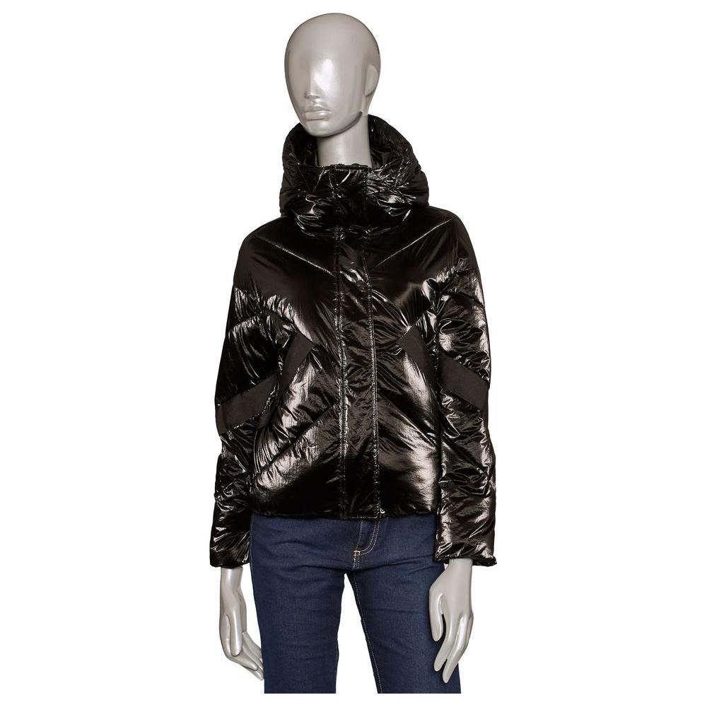 Baldinini Trend Black Polyester Women Jacket Baldinini Trend