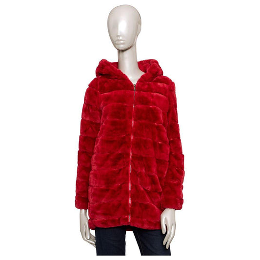 Baldinini Trend Red Polyester Women Jacket