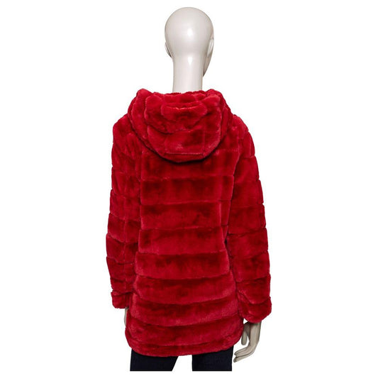 Baldinini Trend Red Polyester Women Jacket