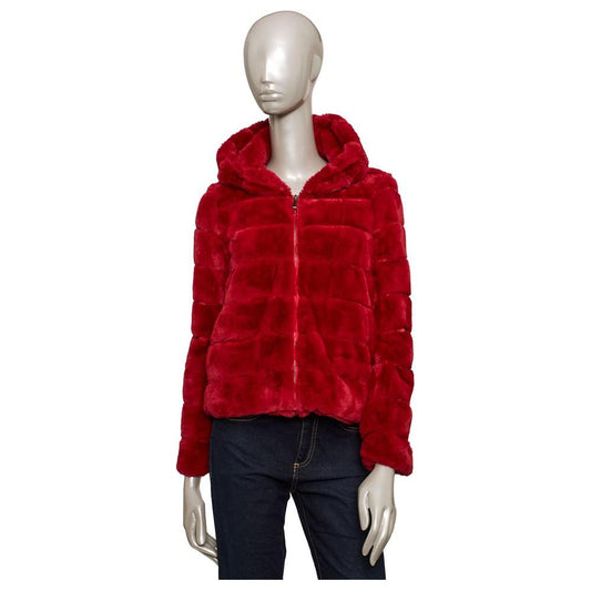 Baldinini Trend Red Polyester Women Jacket