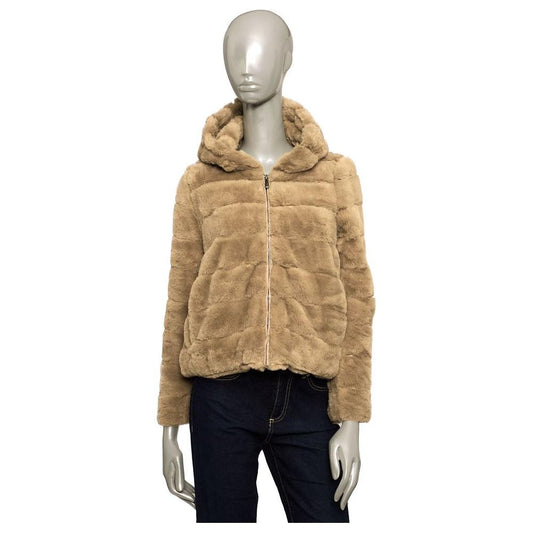 Baldinini Trend Beige Polyester Women Jacket