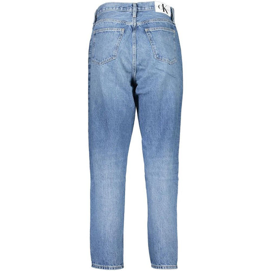 Calvin Klein Light Blue Cotton Jeans & Pant