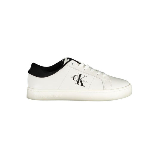 Calvin Klein White Polyester Sneaker