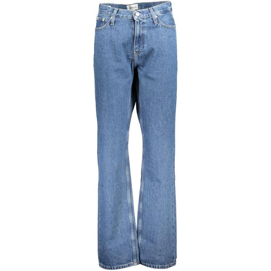 Calvin Klein Blue Cotton Jeans & Pant