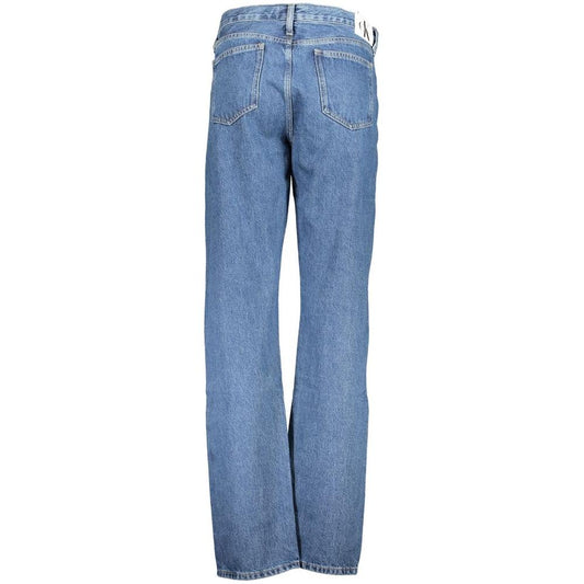 Calvin Klein Blue Cotton Jeans & Pant Calvin Klein