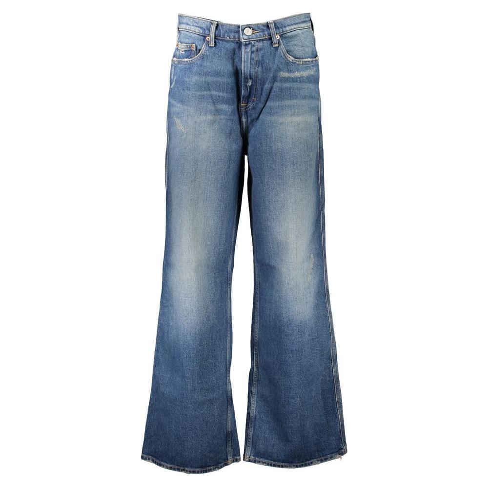 Tommy Hilfiger Blue Cotton Jeans & Pant Tommy Hilfiger