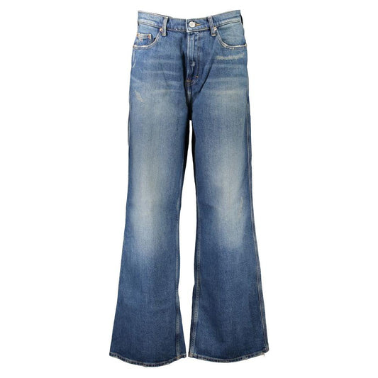 Tommy Hilfiger Blue Cotton Jeans & Pant