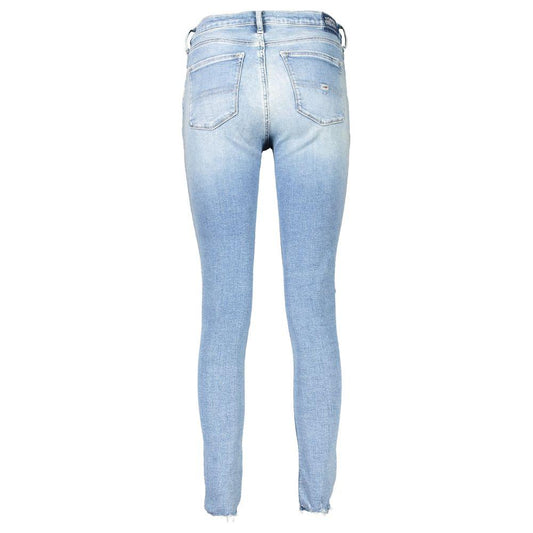 Tommy Hilfiger Light Blue Cotton Jeans & Pant