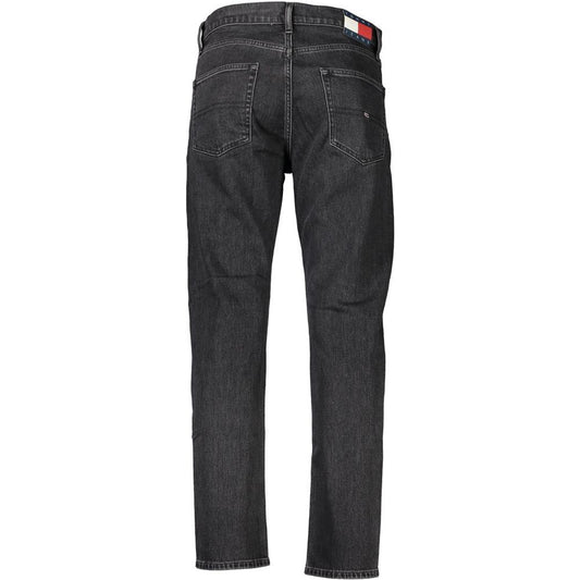 Tommy Hilfiger Black Cotton Jeans & Pant