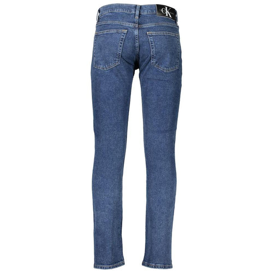 Calvin Klein Blue Cotton Jeans & Pant