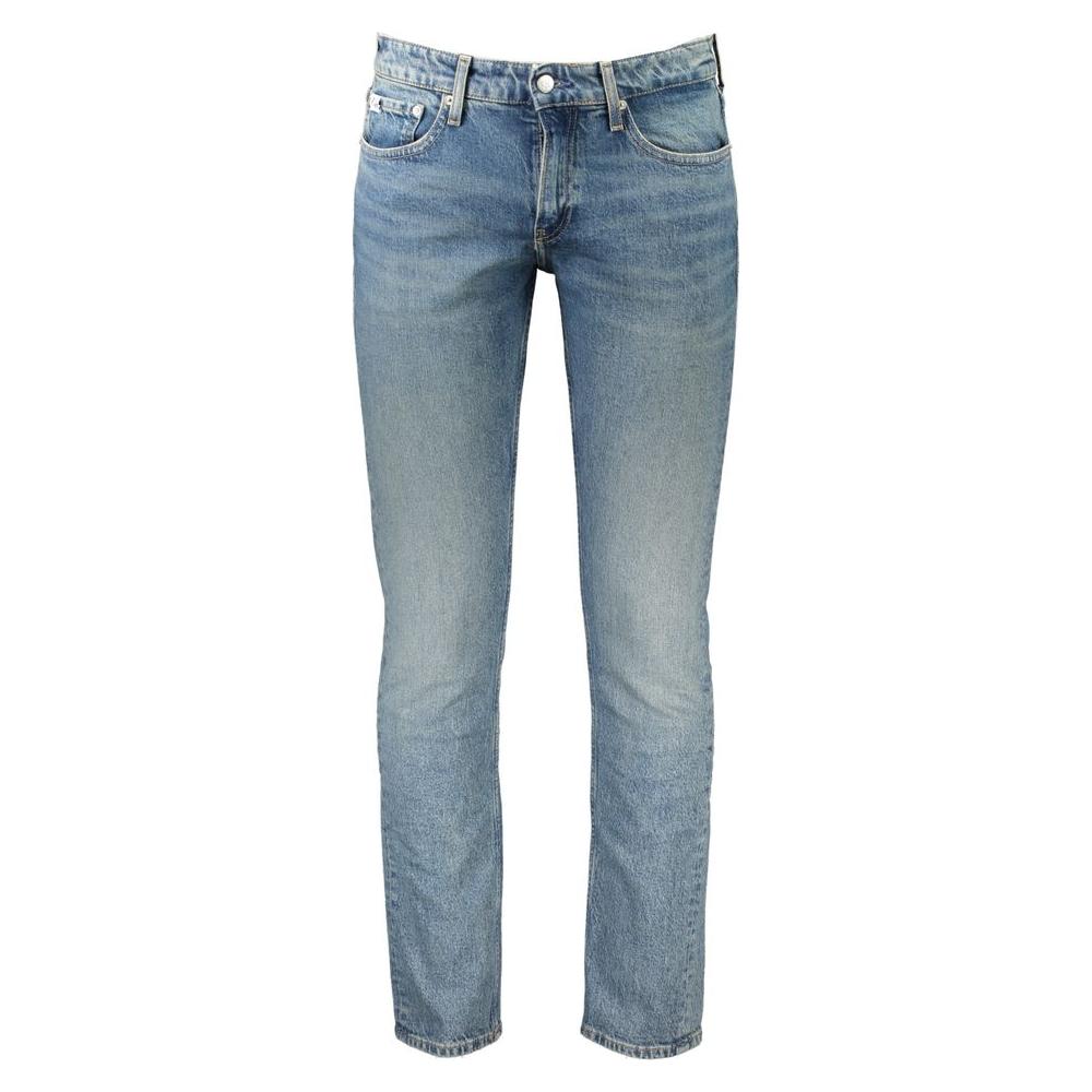 Calvin Klein Blue Cotton Jeans & Pant