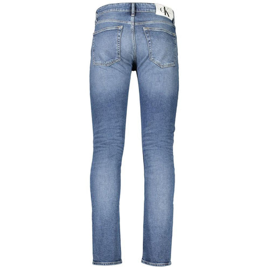 Calvin Klein Blue Cotton Jeans & Pant Calvin Klein