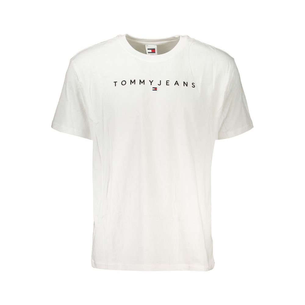 Tommy Hilfiger White Cotton T-Shirt Tommy Hilfiger