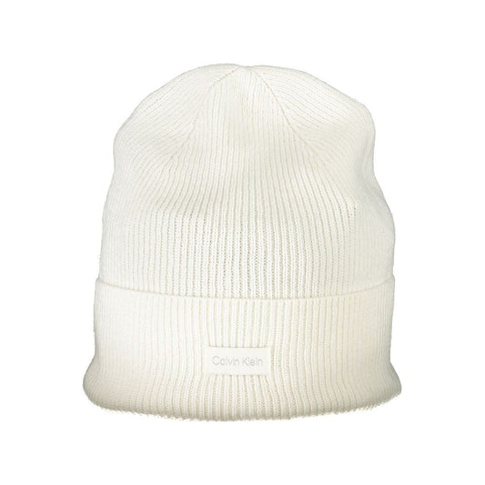 Calvin Klein White Cotton Hat