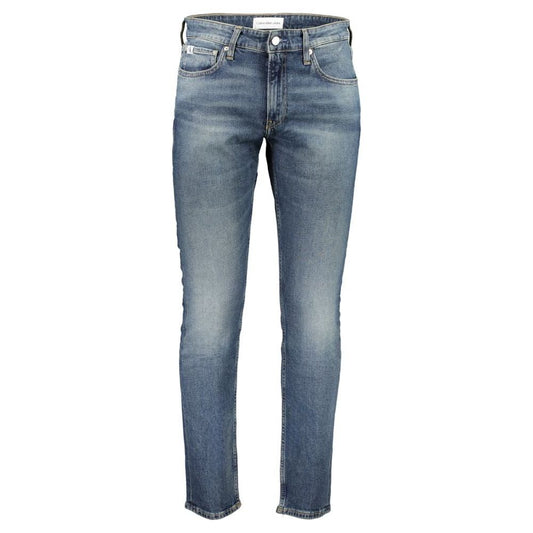 Calvin Klein Blue Cotton Jeans & Pant