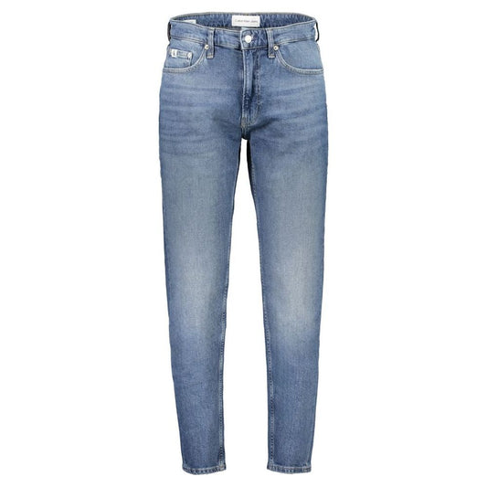 Calvin Klein Blue Cotton Jeans & Pant