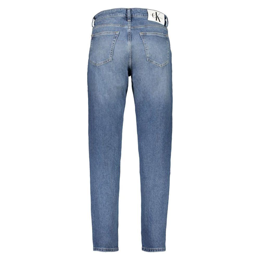 Calvin Klein Blue Cotton Jeans & Pant Calvin Klein