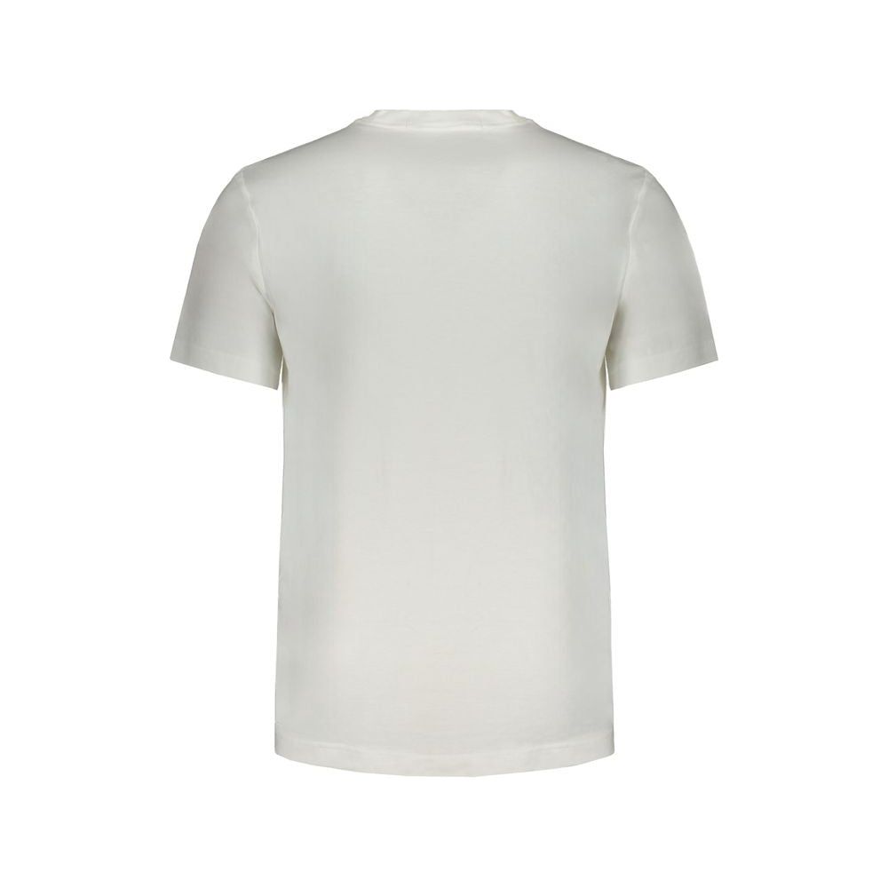 Calvin Klein White Cotton T-Shirt Calvin Klein