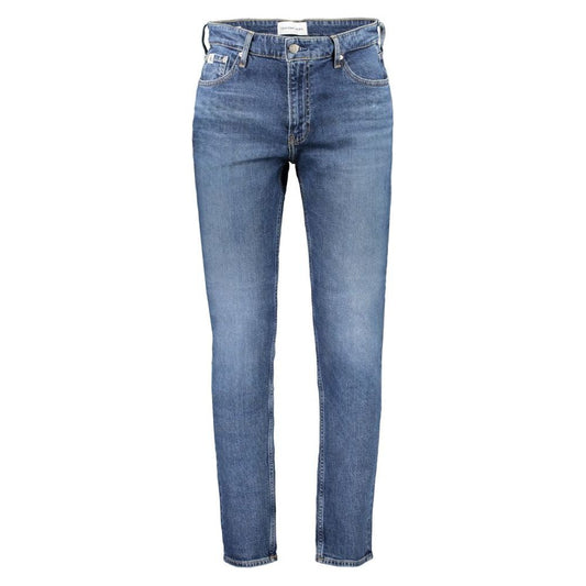 Calvin Klein Blue Cotton Jeans & Pant