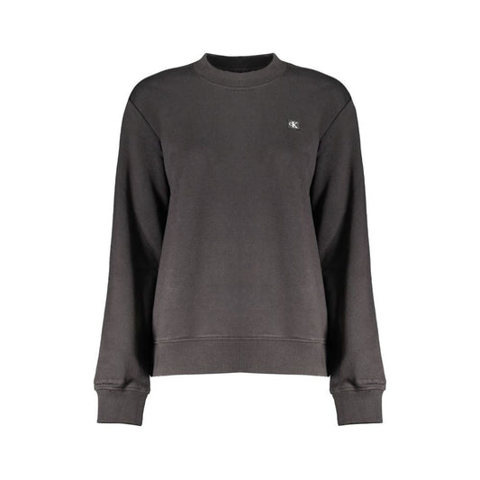 Calvin Klein Black Cotton Sweater Calvin Klein