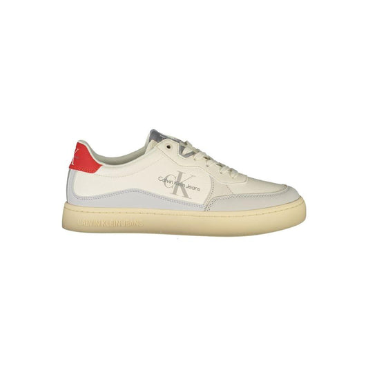 Calvin Klein White Polyester Sneaker