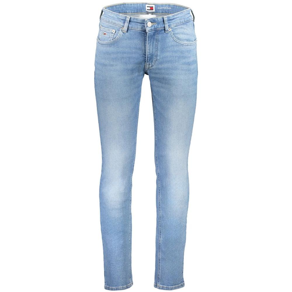 Tommy Hilfiger Light Blue Cotton Jeans & Pant Tommy Hilfiger