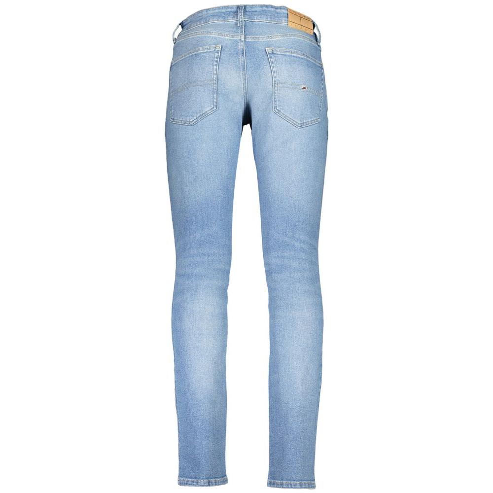 Tommy Hilfiger Light Blue Cotton Jeans & Pant Tommy Hilfiger