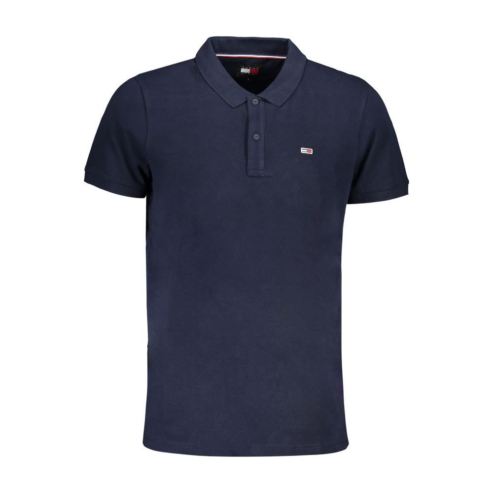 Tommy Hilfiger Blue Cotton Polo Shirt Tommy Hilfiger