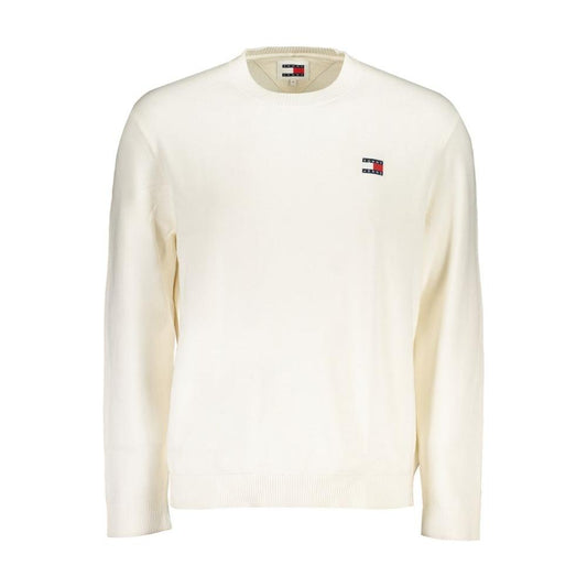 Tommy Hilfiger White Cotton Sweater