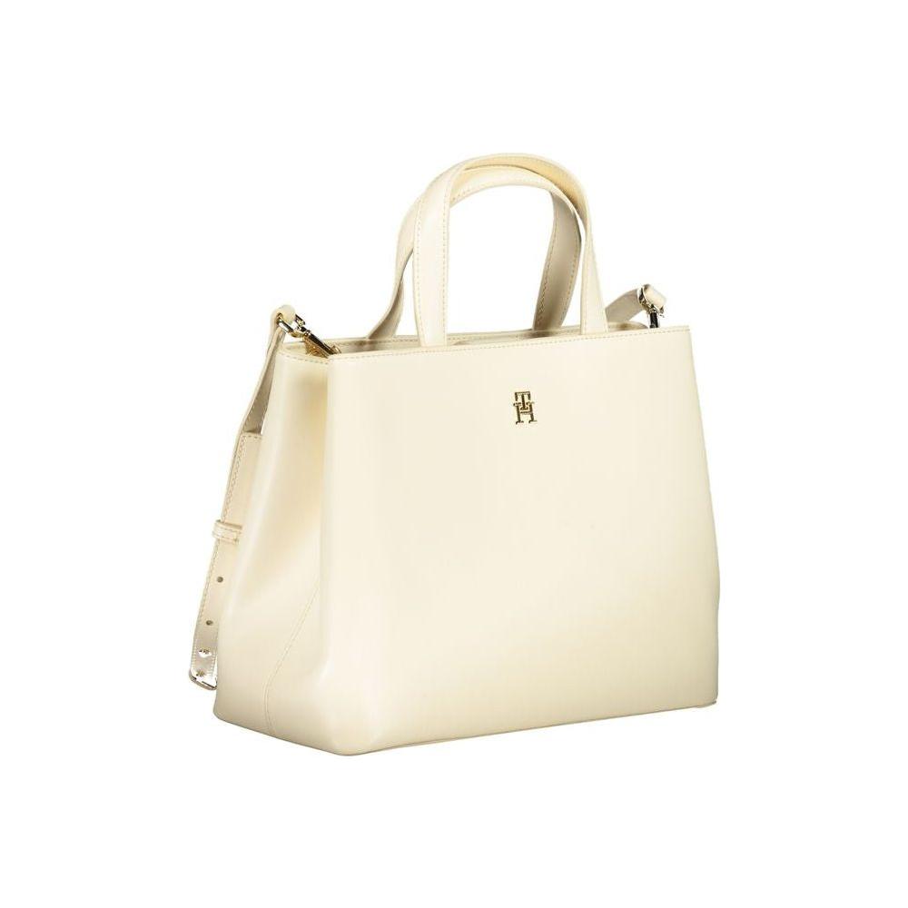 Tommy Hilfiger Beige Polyethylene Handbag Tommy Hilfiger