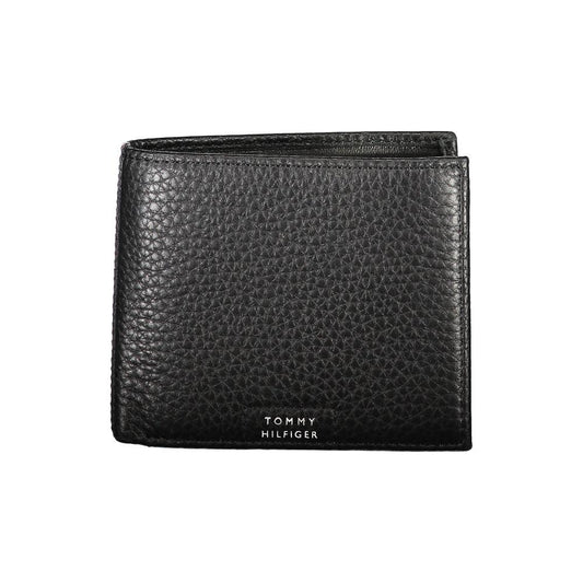 Tommy Hilfiger Black Leather Wallet Tommy Hilfiger