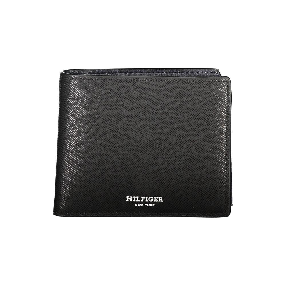 Tommy Hilfiger Black Leather Wallet Tommy Hilfiger