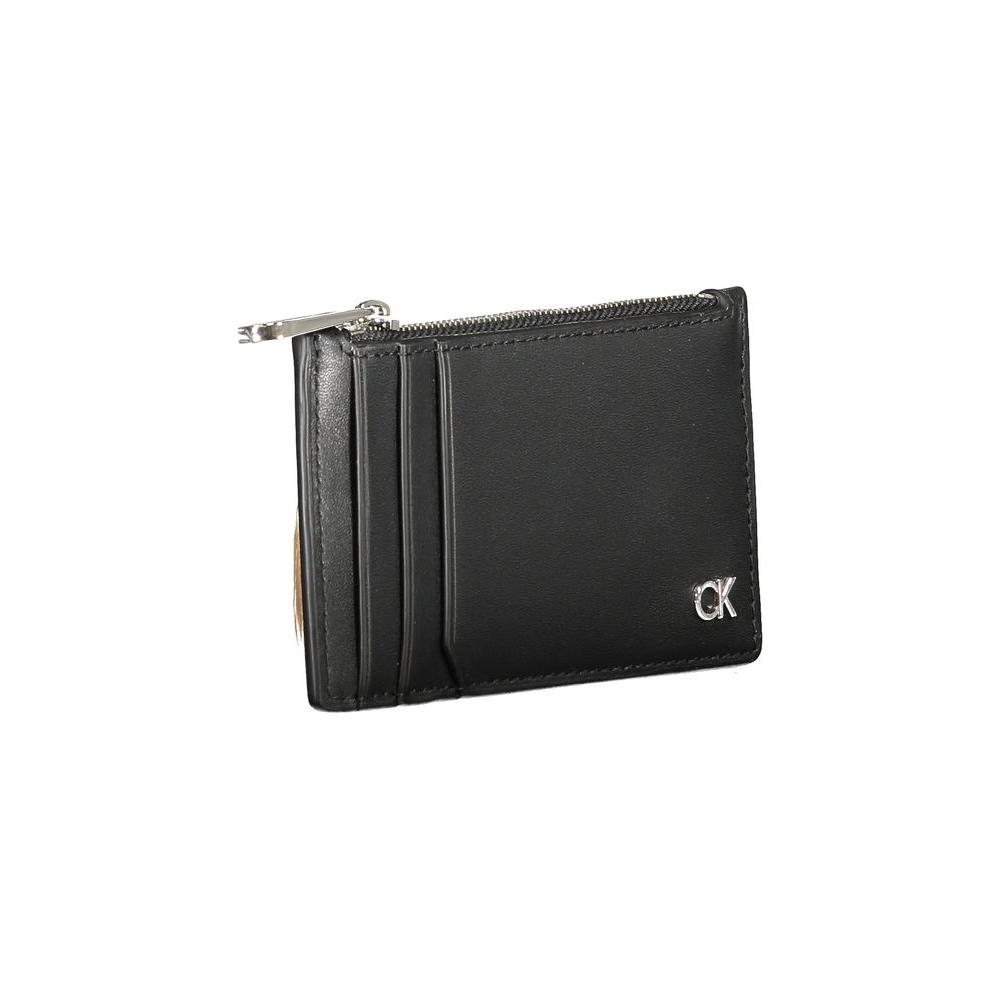 Calvin Klein Black Leather Wallet Calvin Klein