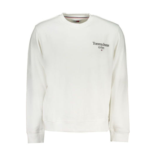 Tommy Hilfiger White Cotton Sweater Tommy Hilfiger