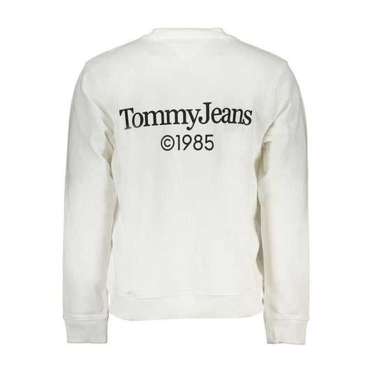 Tommy Hilfiger White Cotton Sweater Tommy Hilfiger