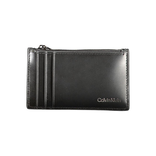 Calvin Klein Black Leather Wallet Calvin Klein