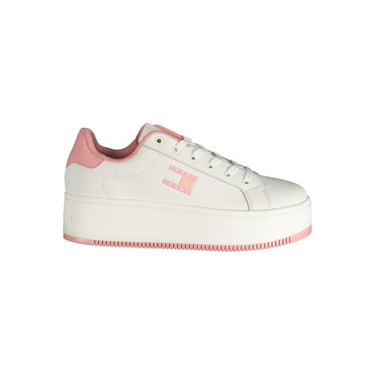 Tommy Hilfiger Pink Polyester Sneaker Tommy Hilfiger