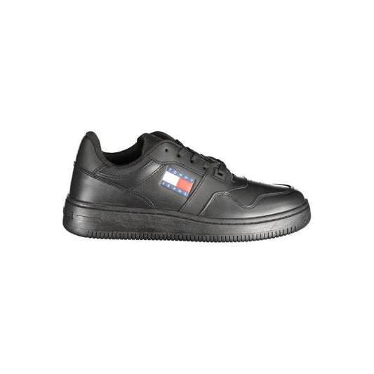 Tommy Hilfiger Black Polyester Sneaker Tommy Hilfiger