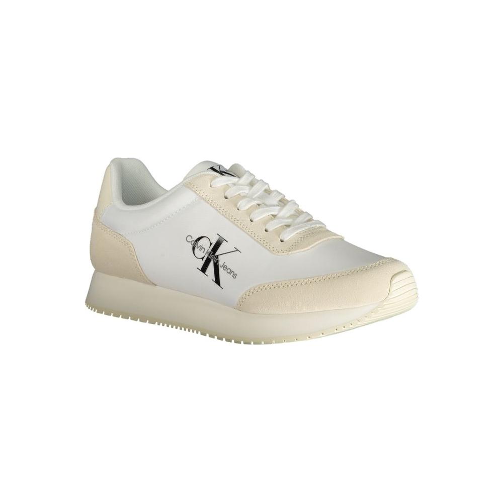 Calvin Klein Beige Polyester Sneaker Calvin Klein