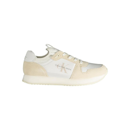 Calvin Klein White Polyester Sneaker Calvin Klein