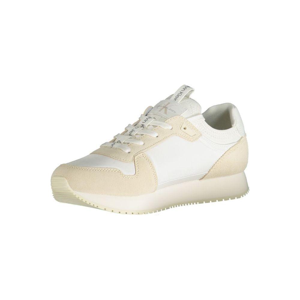 Calvin Klein White Polyester Sneaker Calvin Klein