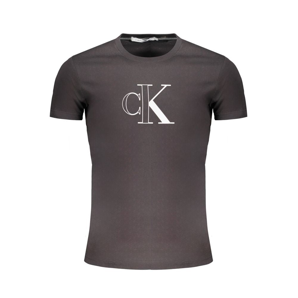 Calvin Klein Black Cotton T-Shirt Calvin Klein