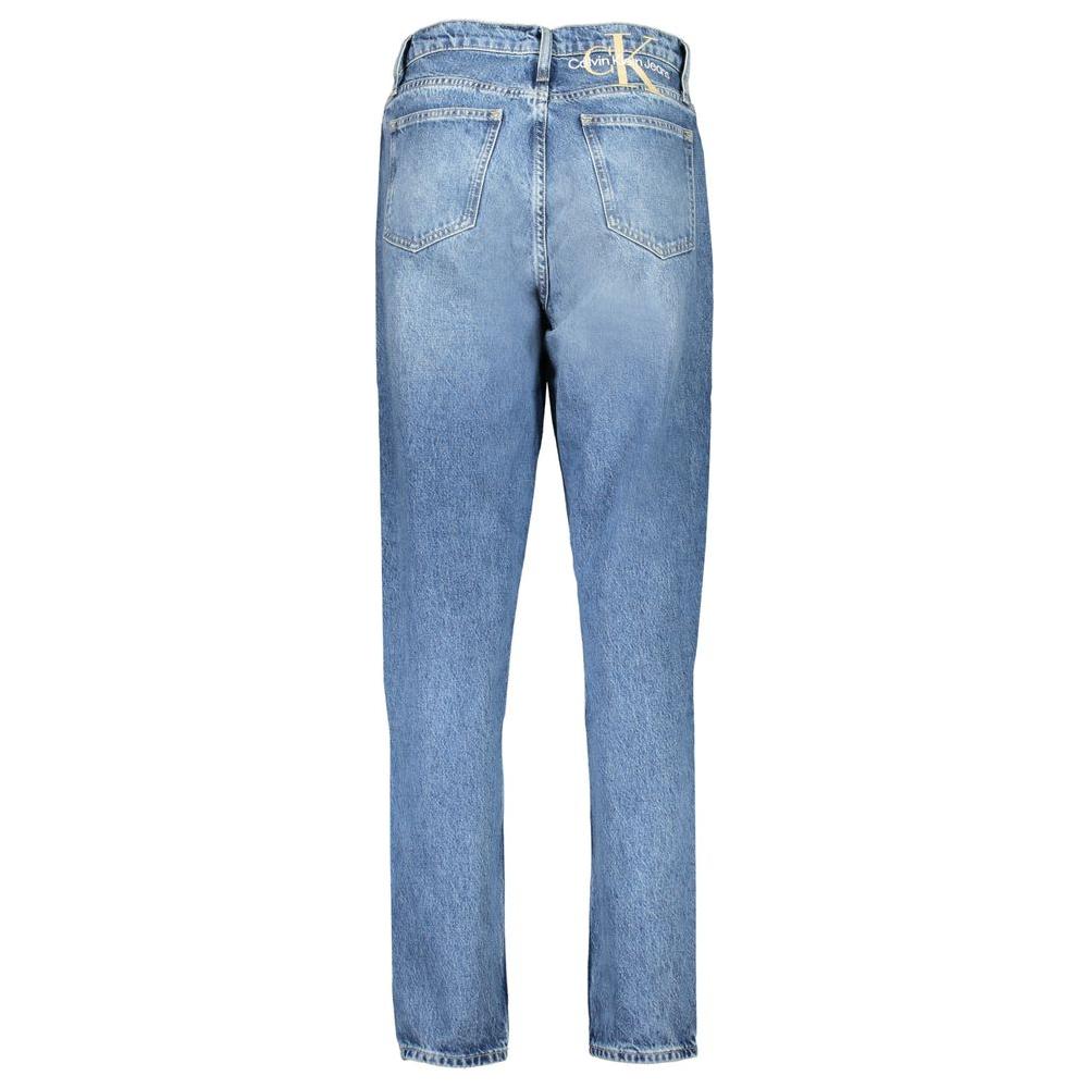 Calvin Klein Blue Cotton Jeans & Pant